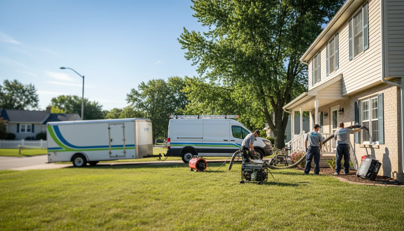 Flooded Basement Restoration And Cleanup With Repair in Pleasant Hill, OH near me